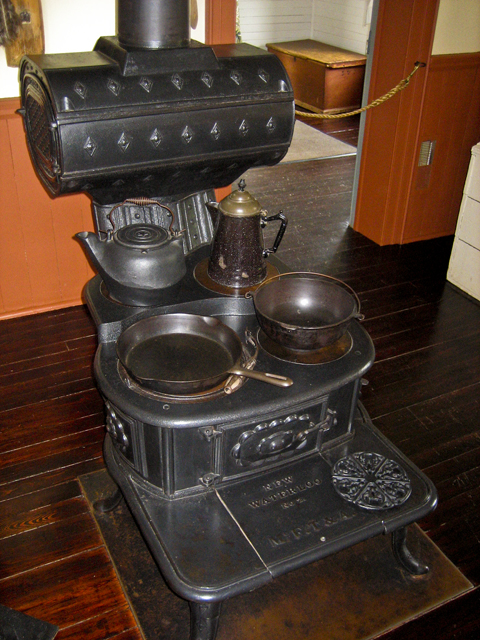 Kitchen wood stove, Green Gables, PEI