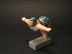 Diver statue