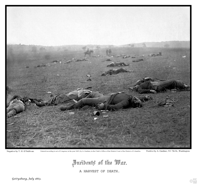 Restored Gettysburg photo