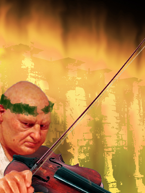 fat guy as Nero